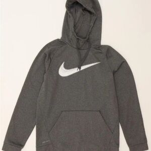 Nike Men's Charcoal Gray Hoodie